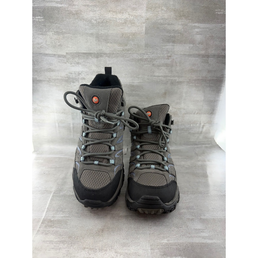 Merrell Moab 2 Mid Waterproof Hiking Boots Granite Grey J06054 Women Sz 8.5